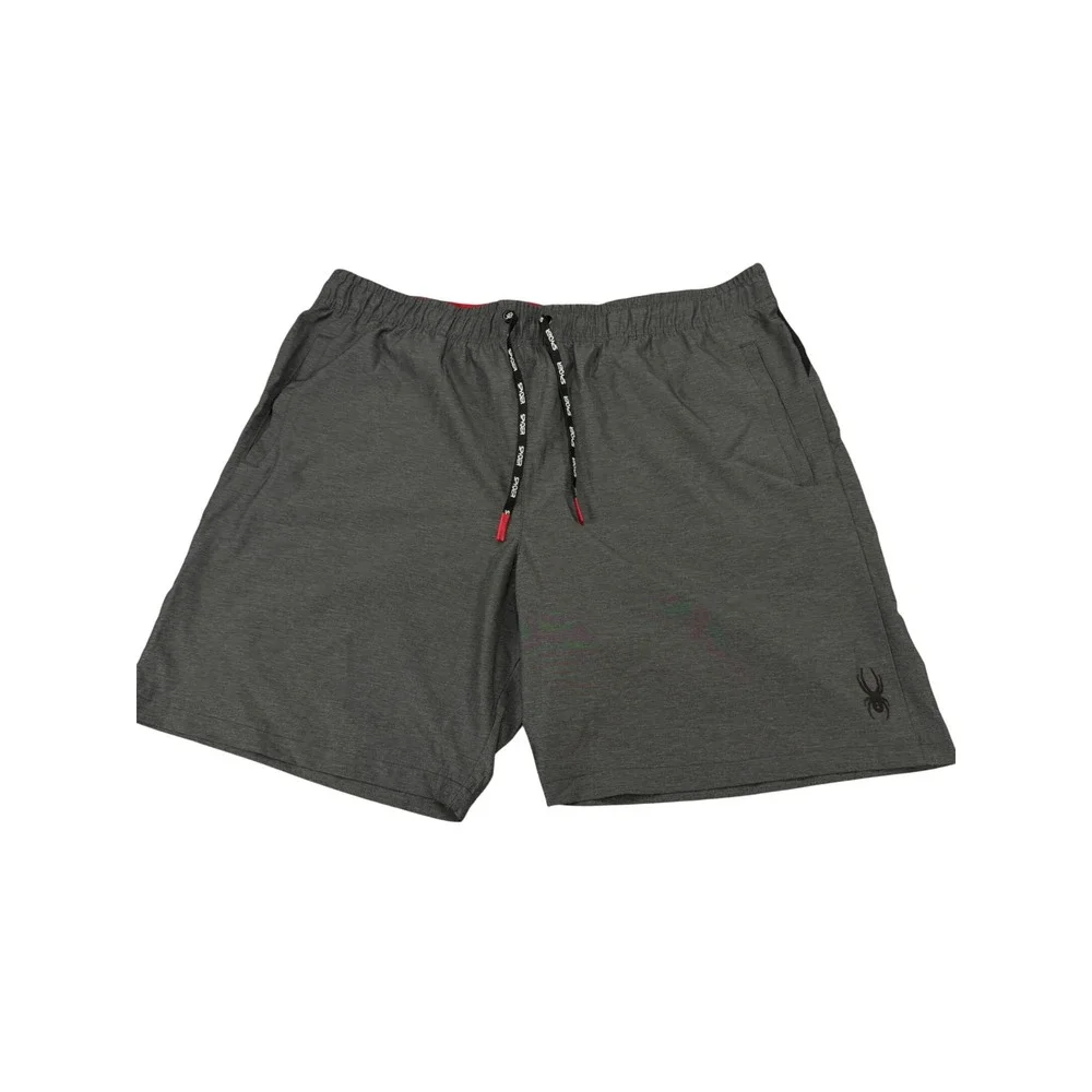 Spyder Active Mens XL Gray ProWeb Athletic Training Gym Shorts SPM513